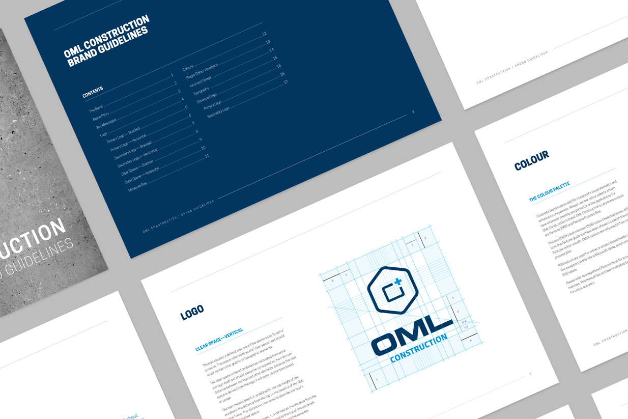 Showcase OML Construction Identity Vertical Grid
