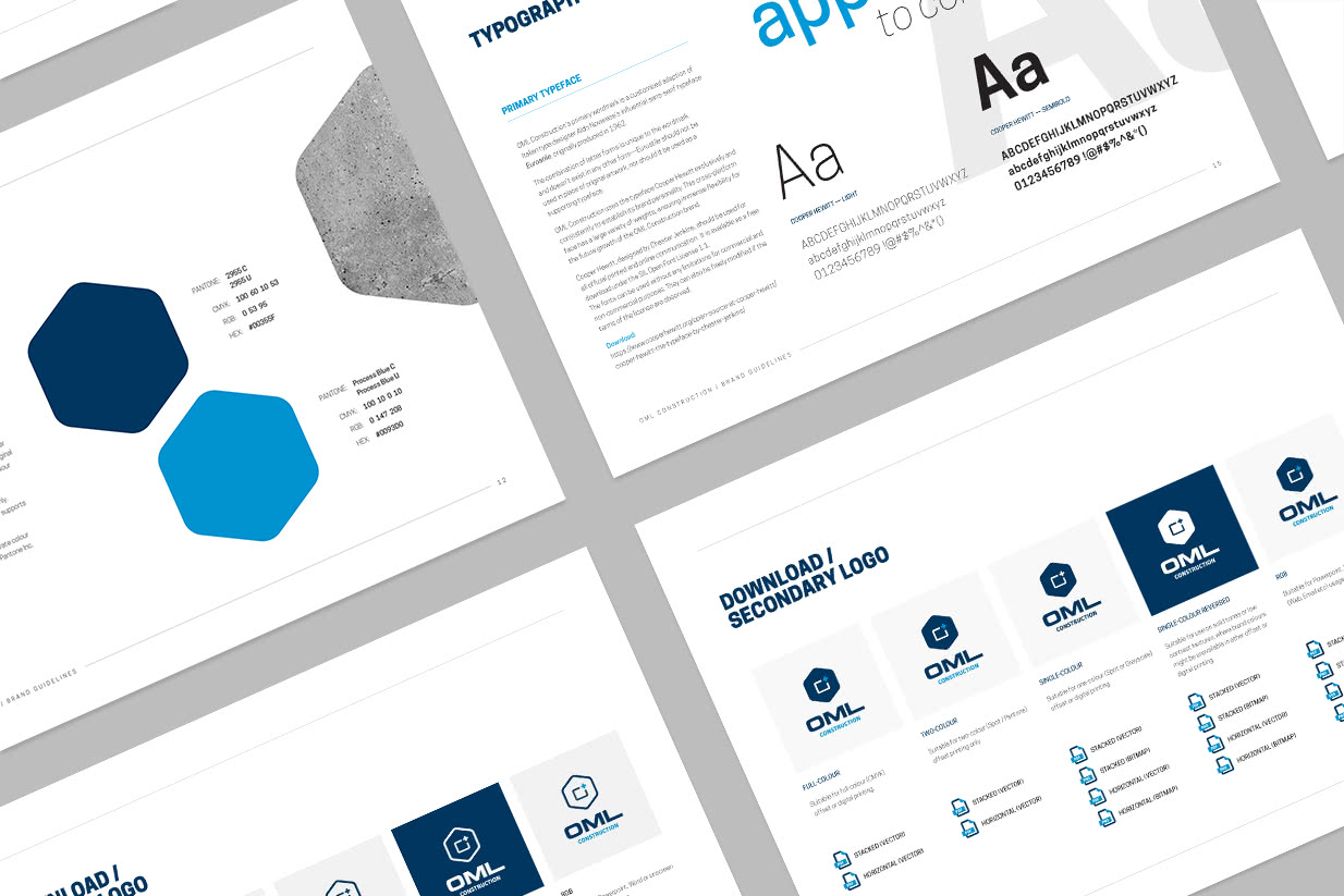Showcase OML Construction Identity Symbol Grid